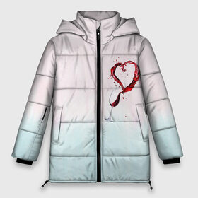 Женская зимняя куртка 3D с принтом Винишко в сердце у меня в Рязани, верх — 100% полиэстер; подкладка — 100% полиэстер; утеплитель — 100% полиэстер | длина ниже бедра, силуэт Оверсайз. Есть воротник-стойка, отстегивающийся капюшон и ветрозащитная планка. 

Боковые карманы с листочкой на кнопках и внутренний карман на молнии | Тематика изображения на принте: wine | бокал | винишко | вино | винцо | любовь | сердце | фужер