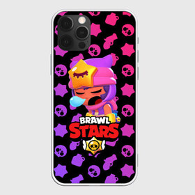 Чехол для iPhone 12 Pro Max с принтом BRAWL STARS - SANDY в Рязани, Силикон |  | Тематика изображения на принте: brawl | bull | colt | crow | game | games | leon | online | penny | poco | sandy | shelly | spike | star | stars | wanted | брав | бравл | браво | звезда | звезды | игра | игры | лого | онлайн | сенди | старс | сэнди