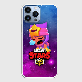 Чехол для iPhone 13 Pro Max с принтом SANDY SPACE (Brawl Stars) в Рязани,  |  | Тематика изображения на принте: brawl | bull | colt | crow | game | games | leon | online | penny | poco | sandy | shelly | spike | star | stars | wanted | брав | бравл | браво | звезда | звезды | игра | игры | лого | онлайн | сенди | старс | сэнди