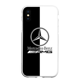 Чехол для iPhone XS Max матовый с принтом MERCEDES-BENZ в Рязани, Силикон | Область печати: задняя сторона чехла, без боковых панелей | amg | benz | mercedes | амг | бенз | бенс | бенц | гелик | мерин | мерс | мерседес