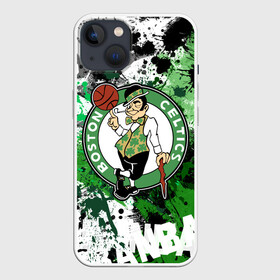 Чехол для iPhone 13 с принтом Бостон Селтикс в Рязани,  |  | boston | boston celtics | celtics | nba | баскетбол | бостон | бостон селтикс | нба | селтикс