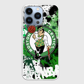 Чехол для iPhone 13 Pro с принтом Бостон Селтикс в Рязани,  |  | boston | boston celtics | celtics | nba | баскетбол | бостон | бостон селтикс | нба | селтикс