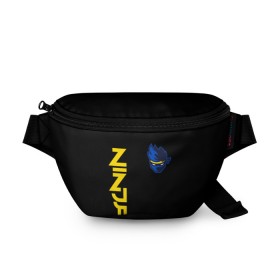 Поясная сумка 3D с принтом FORTNITE NINJA в Рязани, 100% полиэстер | плотная ткань, ремень с регулируемой длиной, внутри несколько карманов для мелочей, основное отделение и карман с обратной стороны сумки застегиваются на молнию | fnchap2 | fortnite | fortnite 2 | fortnite x | marshmello | ninja | ninja hyper streamer | ninja streamer | streamer | tyler blevins | маршмелло | ниндзя | фортнайт | фортнайт 2 | фортнайт глава 2