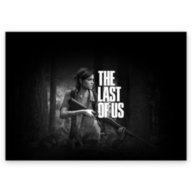 Поздравительная открытка с принтом THE LAST OF US в Рязани, 100% бумага | плотность бумаги 280 г/м2, матовая, на обратной стороне линовка и место для марки
 | cicadas | fireflies | naughty dog | the last of us | the last of us part 2 | джоэл | последние из нас | цикады | элли