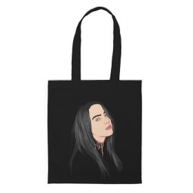 Сумка 3D повседневная с принтом Billie Eilish в Рязани, 100% полиэстер | Плотность: 200 г/м2; Размер: 34×35 см; Высота лямок: 30 см | bad | billie | boy | boys | eilish | girl | girls | music | pop | rap | sad | trend | билли | грустно | девочка | девочки | девушка | мальчик | музыка | поп | рэп | тренд | эйлиш