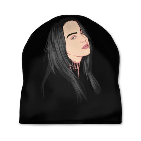 Шапка 3D с принтом Billie Eilish в Рязани, 100% полиэстер | универсальный размер, печать по всей поверхности изделия | bad | billie | boy | boys | eilish | girl | girls | music | pop | rap | sad | trend | билли | грустно | девочка | девочки | девушка | мальчик | музыка | поп | рэп | тренд | эйлиш