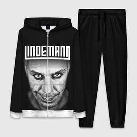 Женский костюм 3D с принтом LINDEMANN в Рязани,  |  | lindeman | lindemann | logo | music | pain | rammstein | rock | rumstein | till | группа | линдеман | линдеманн | лого | логотип | метал | музыка | пэйн | раммштайн | рамштаин | рамштайн | рок | символ | тилль