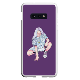 Чехол для Samsung S10E с принтом Billie Eilish в Рязани, Силикон | Область печати: задняя сторона чехла, без боковых панелей | Тематика изображения на принте: bad | billie | boy | boys | eilish | girl | girls | music | pop | rap | sad | trend | билли | грустно | девочка | девочки | девушка | мальчик | музыка | поп | рэп | тренд | эйлиш