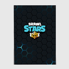 Постер с принтом Brawl Stars в Рязани, 100% бумага
 | бумага, плотность 150 мг. Матовая, но за счет высокого коэффициента гладкости имеет небольшой блеск и дает на свету блики, но в отличии от глянцевой бумаги не покрыта лаком | brawl stars | crow | game | leon | бравл | бравл стар | бравл старс | ворон | ворона | детская | детям | игра | компьютерная игра | кров | леон | развлечение