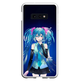 Чехол для Samsung S10E с принтом Hatsune Miku в Рязани, Силикон | Область печати: задняя сторона чехла, без боковых панелей | anime | aquamarin | aquamarine | everlasting | hatsune | j pop | miku | projectdiva | singer | summer | vocaloid | аквамарин | аниме | вокалоид | мику | певица | хацуне | хацунэ