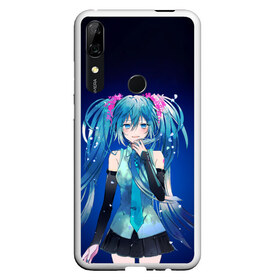 Чехол для Honor P Smart Z с принтом Hatsune Miku в Рязани, Силикон | Область печати: задняя сторона чехла, без боковых панелей | Тематика изображения на принте: anime | aquamarin | aquamarine | everlasting | hatsune | j pop | miku | projectdiva | singer | summer | vocaloid | аквамарин | аниме | вокалоид | мику | певица | хацуне | хацунэ