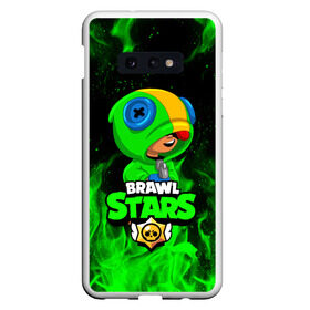 Чехол для Samsung S10E силиконовый с принтом BRAWL STARS LEON | ЛЕОН в Рязани, Силикон | Область печати: задняя сторона чехла, без боковых панелей | Тематика изображения на принте: brawl stars | bull | colt | crow | leon | stars | берли | бо | брок | ворон | джесси | динамайк | дэррил | кольт | леон | мортис | нита | пайпер | пенни | поко | пэм | рикошет | спайк | фрэнк | шелли | эль примо