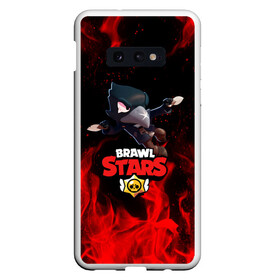 Чехол для Samsung S10E с принтом BRAWL STARS CROW в Рязани, Силикон | Область печати: задняя сторона чехла, без боковых панелей | brawl stars | bull | colt | crow | leon | stars | берли | бо | брок | ворон | джесси | динамайк | дэррил | кольт | леон | мортис | нита | пайпер | пенни | поко | пэм | рикошет | спайк | фрэнк | шелли | эль примо