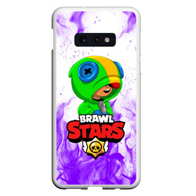 Чехол для Samsung S10E с принтом BRAWL STARS LEON в Рязани, Силикон | Область печати: задняя сторона чехла, без боковых панелей | brawl stars | bull | colt | crow | leon | stars | берли | бо | брок | ворон | джесси | динамайк | дэррил | кольт | леон | мортис | нита | пайпер | пенни | поко | пэм | рикошет | спайк | фрэнк | шелли | эль примо