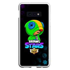 Чехол для Samsung S10E с принтом BRAWL STARS LEON в Рязани, Силикон | Область печати: задняя сторона чехла, без боковых панелей | brawl stars | bull | colt | crow | leon | stars | берли | бо | брок | ворон | джесси | динамайк | дэррил | кольт | леон | мортис | нита | пайпер | пенни | поко | пэм | рикошет | спайк | фрэнк | шелли | эль примо