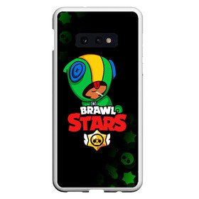 Чехол для Samsung S10E с принтом BRAWL STARS LEON в Рязани, Силикон | Область печати: задняя сторона чехла, без боковых панелей | brawl stars | bull | colt | crow | leon | stars | берли | бо | брок | ворон | джесси | динамайк | дэррил | кольт | леон | мортис | нита | пайпер | пенни | поко | пэм | рикошет | спайк | фрэнк | шелли | эль примо