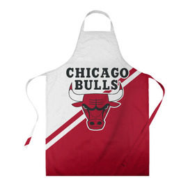 Фартук 3D с принтом Chicago Bulls Red-White в Рязани, 100% полиэстер | общий размер — 65 х 85 см, ширина нагрудника — 26 см, горловина — 53 см, длина завязок — 54 см, общий обхват в поясе — 173 см. Принт на завязках и на горловине наносится с двух сторон, на основной части фартука — только с внешней стороны | bulls | chicago | chicago bulls | nba | баскетбол | буллз | нба | чикаго | чикаго буллз