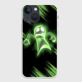 Чехол для iPhone 13 mini с принтом Luigis Mansion в Рязани,  |  | game | luigis mansion | mario | nintendo | видеоигра | игра | луиджи | марио | привидение | призрак