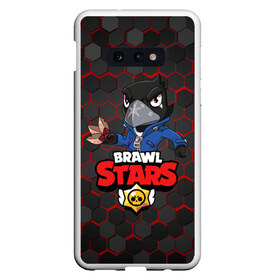 Чехол для Samsung S10E с принтом BRAWL STARS CROW в Рязани, Силикон | Область печати: задняя сторона чехла, без боковых панелей | brawl stars | bull | colt | crow | leon | stars | берли | бо | брок | ворон | джесси | динамайк | дэррил | кольт | леон | мортис | нита | пайпер | пенни | поко | пэм | рикошет | спайк | фрэнк | шелли | эль примо