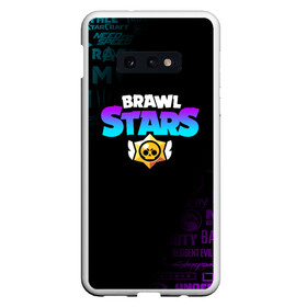 Чехол для Samsung S10E с принтом BRAWL STARS в Рязани, Силикон | Область печати: задняя сторона чехла, без боковых панелей | brawl stars | bull | colt | crow | leon | stars | берли | бо | брок | ворон | джесси | динамайк | дэррил | кольт | леон | мортис | нита | пайпер | пенни | поко | пэм | рикошет | спайк | фрэнк | шелли | эль примо