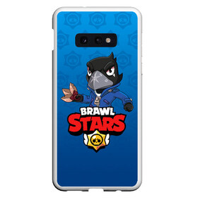 Чехол для Samsung S10E с принтом BRAWL STARS CROW в Рязани, Силикон | Область печати: задняя сторона чехла, без боковых панелей | brawl stars | bull | colt | leon | stars | берли | бо | брок | джесси | динамайк | дэррил | кольт | леон | морти | нита | пайпер | пенни | поко | пэм | рикошет | спайк | фрэнк | шелли | эль примо