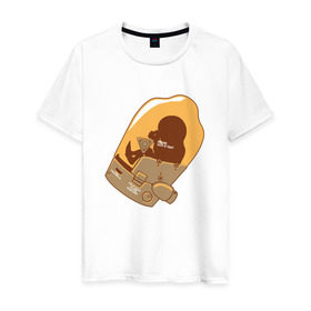 Мужская футболка хлопок с принтом Bridge Baby в Рязани, 100% хлопок | прямой крой, круглый вырез горловины, длина до линии бедер, слегка спущенное плечо. | death stranding | kojima | дез стрендинг | кодзима