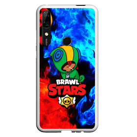 Чехол для Honor P Smart Z с принтом BRAWL STARS LEON в Рязани, Силикон | Область печати: задняя сторона чехла, без боковых панелей | android | brawl stars | games | leon | mobile | stars | игры | леон | мобильные игры