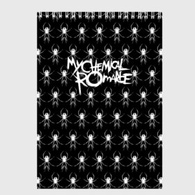 Скетчбук с принтом My Chemical Romance в Рязани, 100% бумага
 | 48 листов, плотность листов — 100 г/м2, плотность картонной обложки — 250 г/м2. Листы скреплены сверху удобной пружинной спиралью | gerard way | mcr | my chemical romance | альтернативный | группа | джерард уэй | май кемикал романс | мкр | мой химический роман | мхр | мцр | панк | поп | поппанк | рок | рэй торо