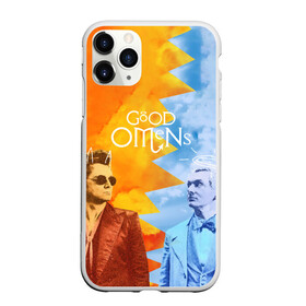 Чехол для iPhone 11 Pro матовый с принтом Good Omens в Рязани, Силикон |  | aziraphale | crowley | david | demon | good | omens | pratchett | tennant | terry | азирафаэль | ангел | благие | демон | дэвид | знамения | кроули | майкл шин | пратчетт | теннант | терри