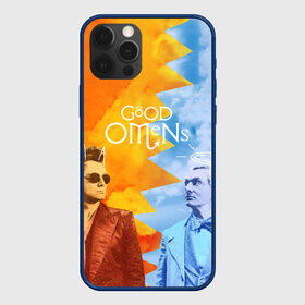 Чехол для iPhone 12 Pro с принтом Good Omens в Рязани, силикон | область печати: задняя сторона чехла, без боковых панелей | aziraphale | crowley | david | demon | good | omens | pratchett | tennant | terry | азирафаэль | ангел | благие | демон | дэвид | знамения | кроули | майкл шин | пратчетт | теннант | терри