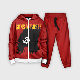 Детский костюм 3D с принтом Guns n roses в Рязани,  |  | axl rose | geffen records | gnr | guns | rock | roses | slash | гансы | пистолеты | розы | рок | слеш | эксл роуз