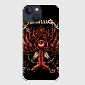 Чехол для iPhone 13 mini с принтом Metallica в Рязани,  |  | heavy metal | metal | metallica | гитара | группы | метал | металлика | музыка | рок | трэш метал | хєви метал
