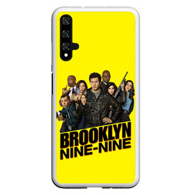 Чехол для Honor 20 с принтом Brooklyn Nine-Nine в Рязани, Силикон | Область печати: задняя сторона чехла, без боковых панелей | 9 9 | 99 | andy | beatriz | brooklyn | detective | diaz | jake | nine nine | peralta | rosa | samberg | stephanie | беатрис | бруклин | детектив | джейк | перальта | роза | стефани | сэмберг | энди