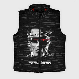 Мужской жилет утепленный 3D с принтом The Terminator в Рязани,  |  | arnold | connor | john | robot | schwarzenegger | skynet | t 800 | terminator | арнольд | джон | коннор | ликвидатор | небесная | робот | сеть | скайнет | терминатор | шварценеггер