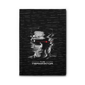 Обложка для автодокументов с принтом The Terminator в Рязани, натуральная кожа |  размер 19,9*13 см; внутри 4 больших “конверта” для документов и один маленький отдел — туда идеально встанут права | Тематика изображения на принте: arnold | connor | john | robot | schwarzenegger | skynet | t 800 | terminator | арнольд | джон | коннор | ликвидатор | небесная | робот | сеть | скайнет | терминатор | шварценеггер