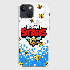 Чехол для iPhone 13 mini с принтом НОВОГОДНИЙ BRAWL STARS в Рязани,  |  | 8 bit | 8 бит. | 8bit | brawl stars | brawl stars новогодний | colt | crow | leon | penny | poco | shelly | spike | wanted | брав | бравл старс | звезды | леон | новый год | старс