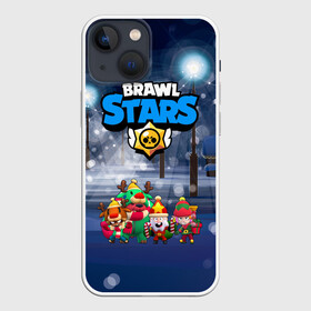 Чехол для iPhone 13 mini с принтом Новогодний Brawl Stars в Рязани,  |  | brawl stars | brawl stars 8 bit | brawl stars crow | brawl stars crow phoenix | brawl stars l | brawl stars leon | brawl stars leon shark | brawl stars nita | brawl stars robot spike | brawl stars spike | бравл старс | бравла старс | браво с