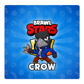 Магнитный плакат 3Х3 с принтом BRAWL STARS CROW в Рязани, Полимерный материал с магнитным слоем | 9 деталей размером 9*9 см | brawl stars | brawl stars crow | brawler | crow | бравл старз | бравлер | ворон