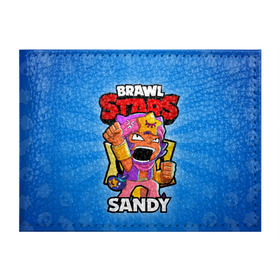 Обложка для студенческого билета с принтом BRAWL STARS SANDY в Рязани, натуральная кожа | Размер: 11*8 см; Печать на всей внешней стороне | Тематика изображения на принте: brawl stars | brawl stars sandy | brawler | sandy | бравл старз | бравлер | сэнди