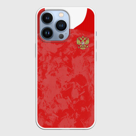 Чехол для iPhone 13 Pro с принтом Russia home EURO 2020 в Рязани,  |  | Тематика изображения на принте: championship | cup | dzyuba | russia | tdrfifa19 | world | артем | дзюба | европы | мира | мундиаль | россия | чемпионат