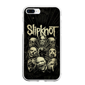 Чехол для iPhone 7Plus/8 Plus матовый с принтом Slipknot в Рязани, Силикон | Область печати: задняя сторона чехла, без боковых панелей | slipknot | we are not your kind | альтернативный метал | грув метал | метал | музыка | ню метал | слипнот