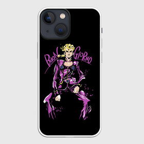 Чехол для iPhone 13 mini с принтом Кира джоджо фиолет в Рязани,  |  | adventure | bizarre | joestar | jojo | jojos | jonathan | joseph | joutarou | kuujou | manga | джоджо | джозеф | джонатан | джостар | дзётаро | кудзё | манга | невероятные | приключения