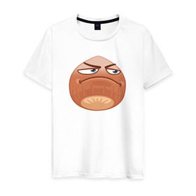 Мужская футболка хлопок с принтом ОРЕХУС в Рязани, 100% хлопок | прямой крой, круглый вырез горловины, длина до линии бедер, слегка спущенное плечо. | справедливо | справедливость | фруктовощи