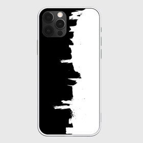 Чехол для iPhone 12 Pro Max с принтом Черным по белому в Рязани, Силикон |  | Тематика изображения на принте: black | white | белый | инь | чб | черный | янь