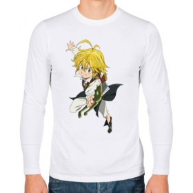 Мужской лонгслив хлопок с принтом Meliodas в Рязани, 100% хлопок |  | deadly | dragon | meliodafu | meliodas | seven | sins | wrath | гнев | грехов | дракон | мелиодас | семь