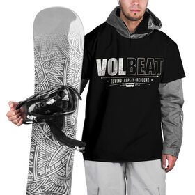 Накидка на куртку 3D с принтом Volbeat в Рязани, 100% полиэстер |  | Тематика изображения на принте: groove metal | hardcore | psychobilly | rebound | replay | rewind | volbeat | волбит