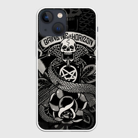 Чехол для iPhone 13 mini с принтом Bring Me the Horizon в Рязани,  |  | bmth | bring me the horizon | horizon | группы | музыка | рок