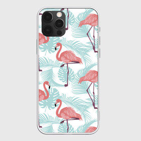 Чехол для iPhone 12 Pro Max с принтом Тропический арт в Рязани, Силикон |  | animal | bird | flamingo | pink | pnik flamingo | животные | птицы | розовый | розовый фламинго | фламинго