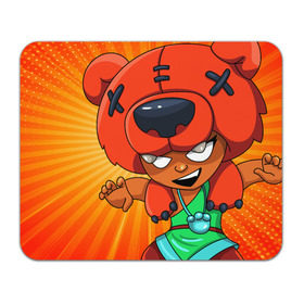 Коврик для мышки прямоугольный с принтом BRAWL STARS NITA в Рязани, натуральный каучук | размер 230 х 185 мм; запечатка лицевой стороны | brawl stars | brawl stars nita | brawler | nita | бравл старз | бравлер | нита