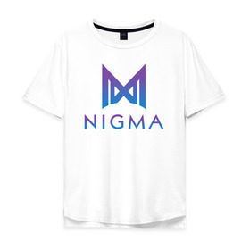 Мужская футболка хлопок Oversize с принтом Nigma esports в Рязани, 100% хлопок | свободный крой, круглый ворот, “спинка” длиннее передней части | gh | kuroky | mind_control | miracle | nigma | w33 | виха | гх | джиейч | дота | дота 2 | игра | интернешнл | киберспорт | куро | майнд контрол | миракл | нигма